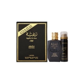 Raghba For Men Gift set EDP 100 ml and deospray 50 ml