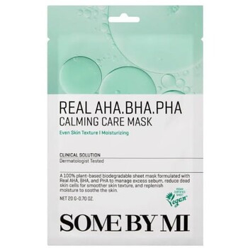 Real AHA.BHA.PHA Calming Care Mask - Zklidňující plátýnková maska pro problematickou pleť