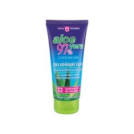 VivaPharm Aloe Vera Cooling Gel - Soothing cooling gel after sunbathing, shaving and insect stings