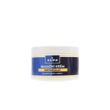 Universal massage cream for a feeling of relaxation and freshness