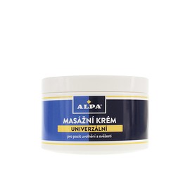 Universal massage cream for a feeling of relaxation and freshness