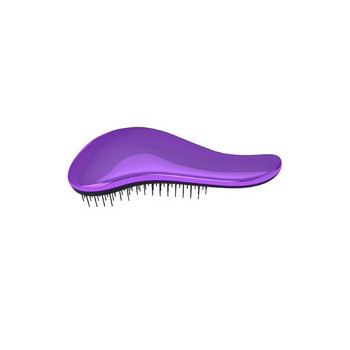 Metalic Purple Hairbrush - Kartáč na vlasy s rukojetí