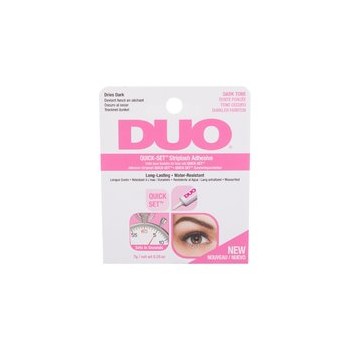 Duo Quick-Set ™ Striplash Adhesive Dark Tone - Glue for false eyelashes with a brush 7 g