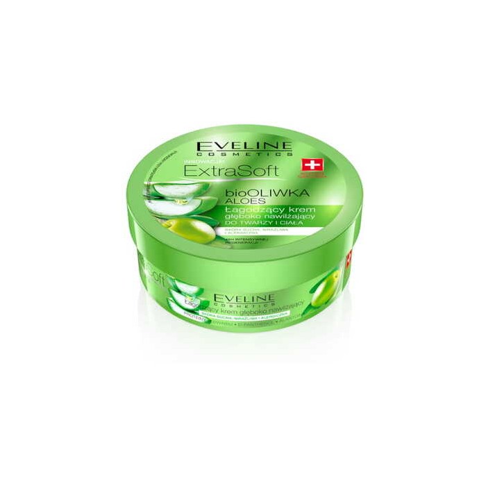 Extra Soft BioOLIVE Aloe Moisturising Face and Body Cream - Vyživující krém pro zklidnění pleti