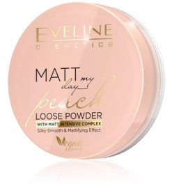 Matt My Day Peach Loose Powder Silky Smooth & Matttifing - Pudr 6 g