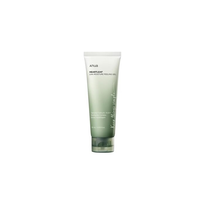 Heartleaf LHA Moisture Peeling Gel - Jemný gelový peeling pro citlivou pleť se sklonem k akné