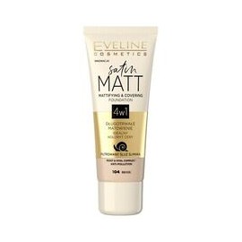 Satin Matt Mattifying & Covering Foundation 4in1 - Tekutý make-up s matujícím účinkem 30 ml