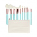 Makeup Brush Set Turquoise (12 pcs)