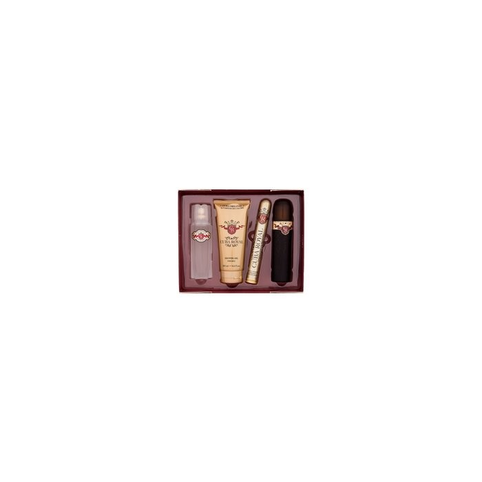 Royal Gift set EDT 100 ml, aftershave 100 ml, shower gel 200 ml and miniature EDT 35 ml