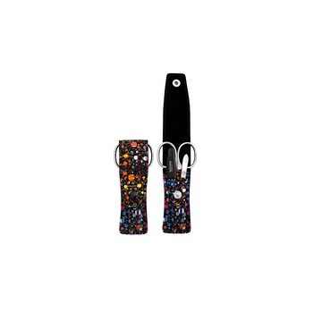 PL 872 - Travel manicure set 3 pieces black colorful
