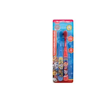 Paw Patrol Toothbrush Duo Super Soft 4-6 ( Blue and Red  )