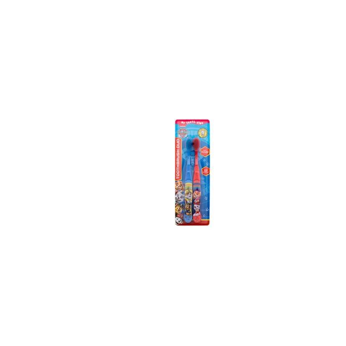Paw Patrol Toothbrush Duo Super Soft 4-6 ( Blue and Red  )