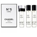 Chanel No. 5 L´Eau EDT náplň ( 3 x 20 ml )