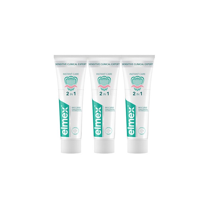 Sensitive Clinical Expert Instant Care Trio Tootpaste - Zubní pasta