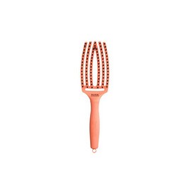 FingerBrush Medium Coral Hairbrush