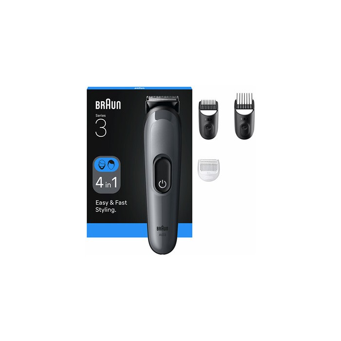 Series 3 AIO3500 Grey - Multifunkční zastřihovač 4v1