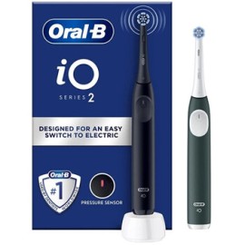 iO2 Series Duo Pack Night Black/Forest Green - Elektrický zubní kartáček