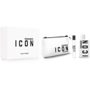 Icon Pour Femme Dárková sada EDP 100, miniaturka EDP 10 ml a kosmetická taštička