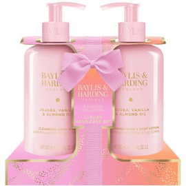 Hand and Body Care Set ( Jojoba, Vanilka & Mandlový olej ) - Dárková sada