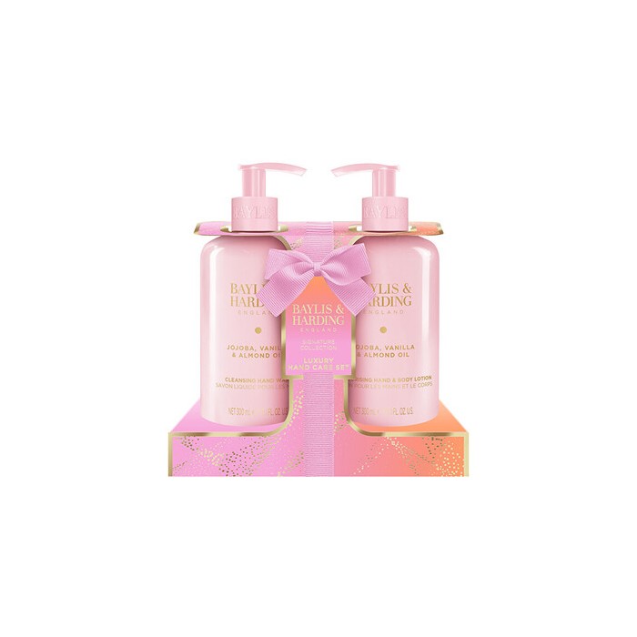 Hand and Body Care Set ( Jojoba, Vanilka & Mandlový olej ) - Dárková sada