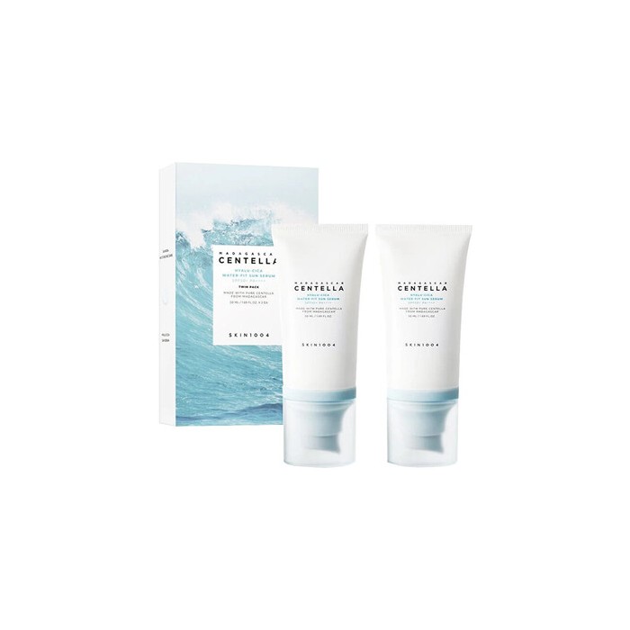 Madagascar Centella Hyalu-Cica Water-Fit Sun Serum SPF 50+ - Dárková sada opalovacích krémů