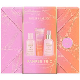 Pamper Trio Body Gift Set ( Jojoba, Vanilka & Mandlový olej ) - Sada péče o tělo