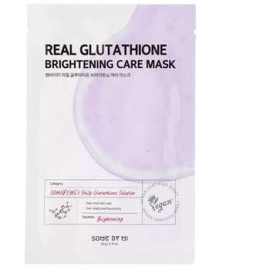 Real Glutathione Brightening Care Mask - Rozjasňující plátýnková maska pro sjednocení barevného tónu pleti