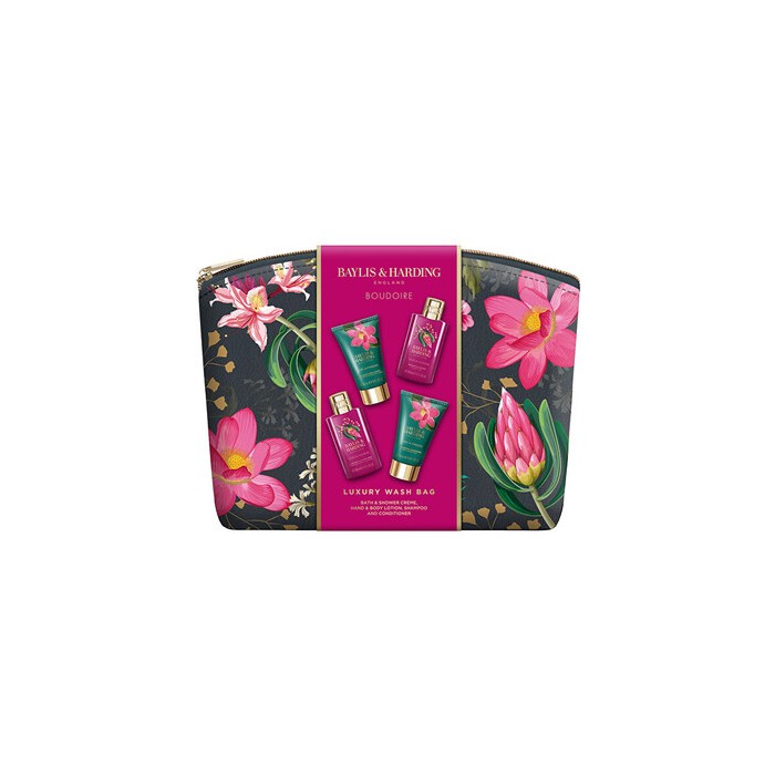 Boudoire Tropical Paradise Set with Cosmetic Bag - Dárková sada tělové péče