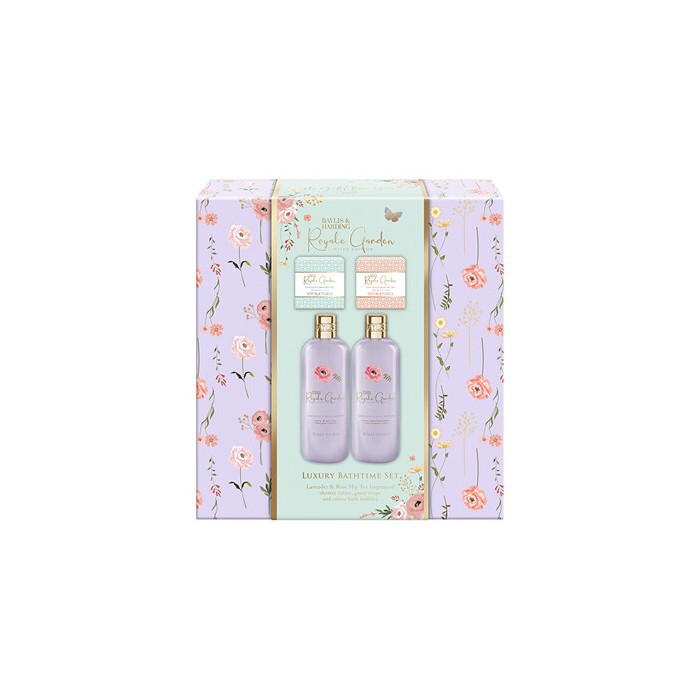 Lavender Luxury Body Care Set ( Levandule & Šípkový čaj ) - Dárková sada