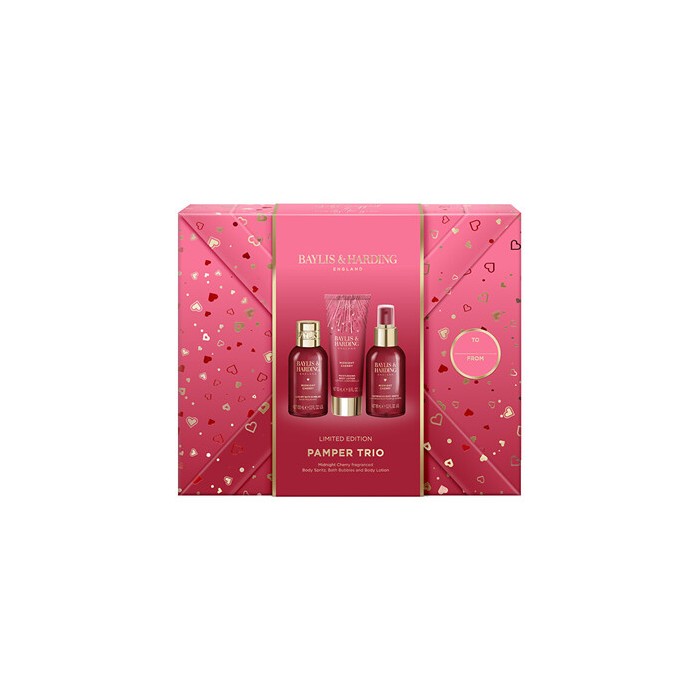 Midnight Cherry Pamper Trio - Dárková sada